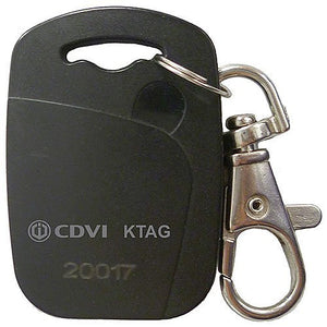 CDVI | KTAG25 Black Key Ring Badge, 25-Pack