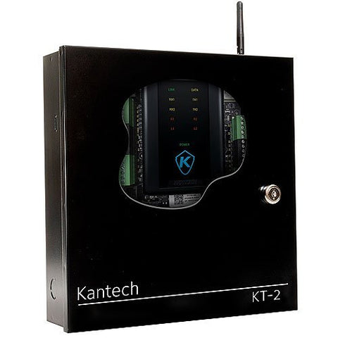 Kantech | KT-2-M two-door IP controller with metal cabinet (Power supply and battery not included)