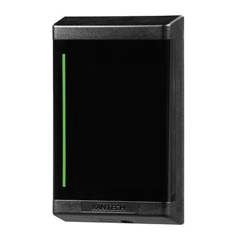 Kantech | KT-SG-MT Multi-Technology Reader, supported credentials 13.56 MHz: MIFAREPlusEV1, ISO/IEC 14443A and 14443B, Supported Credentials 125 kHz: ioProx and HID®. Single gang mount, black.
