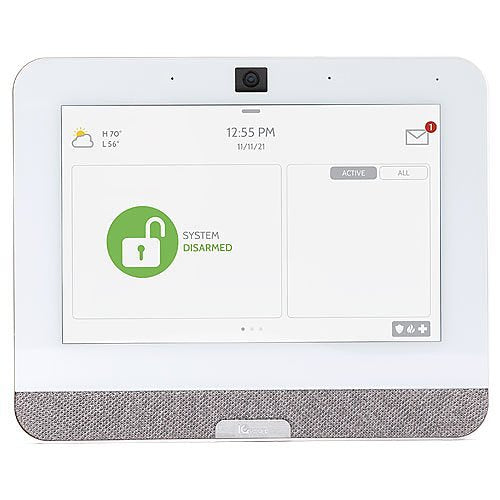 Qolsys | IQP4003 IQ Panel 4 Security/Home Automation Control Panel (Verizon), PowerG + 345MHz, 7" All-in-One Touchscreen, White