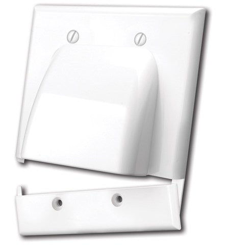 Vanco | 120617 Hinged Bulk Cable Wall Plate