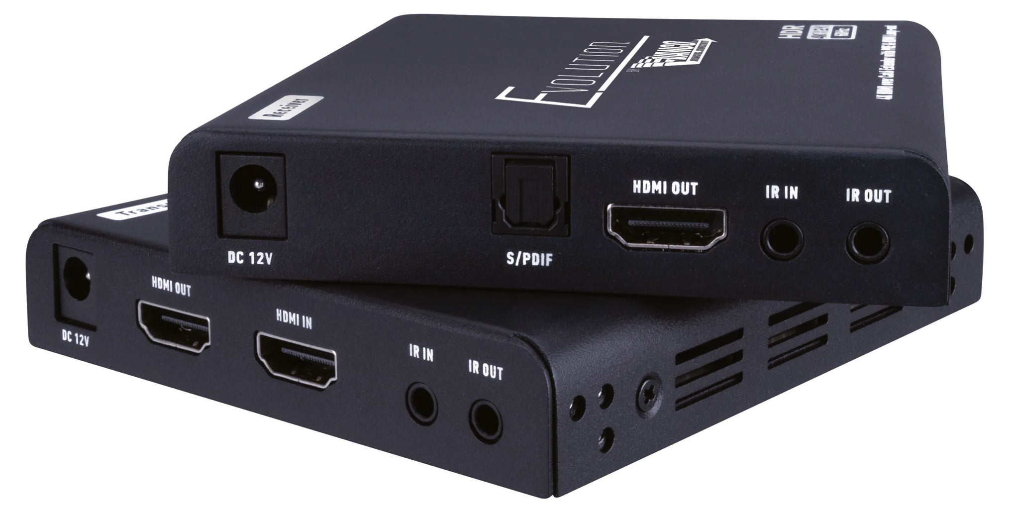 Vanco | EVEX4K70 4K HDMI Extender with Digital Audio Breakout, HDMI Loop-out, IR and PoE