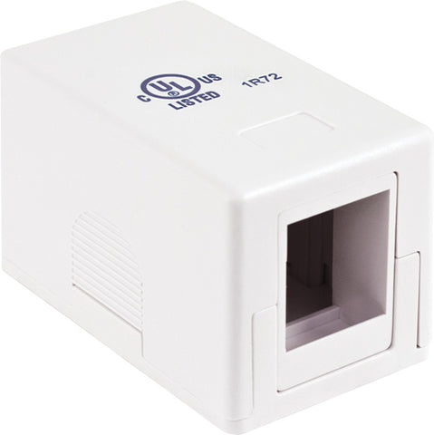 Surface Mount, 1-Port, No Jack, White