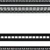 Blank Patch Panel, with Cable Manager, 24 Port, Black