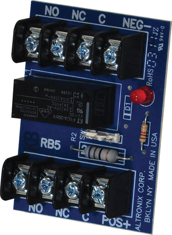 Relay Module, 6/12VDC, DPDT Contacts @ 5A - 220VAC/28VDC, RB5 