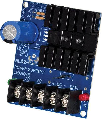 Linear Power Supply Charger, Single Class 2 Output, 6/12/24VDC