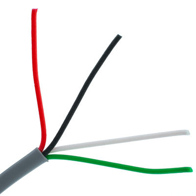 18 Gauge 4 Conductor , 18/4 Shielded Riser / CMR , Gray Jacket . 18 Gauge 2 Strand Security Wire with White Jacket Shielded , Stranded with a Plenum Coat . We are a full solution low voltage distributor . Advantage Electronics Wire & Cable stocks Security , Fire , Network, & Access Control Wire as well as materials ; Cameras, maglocks, faceplates and many other parts for your next low voltage project!