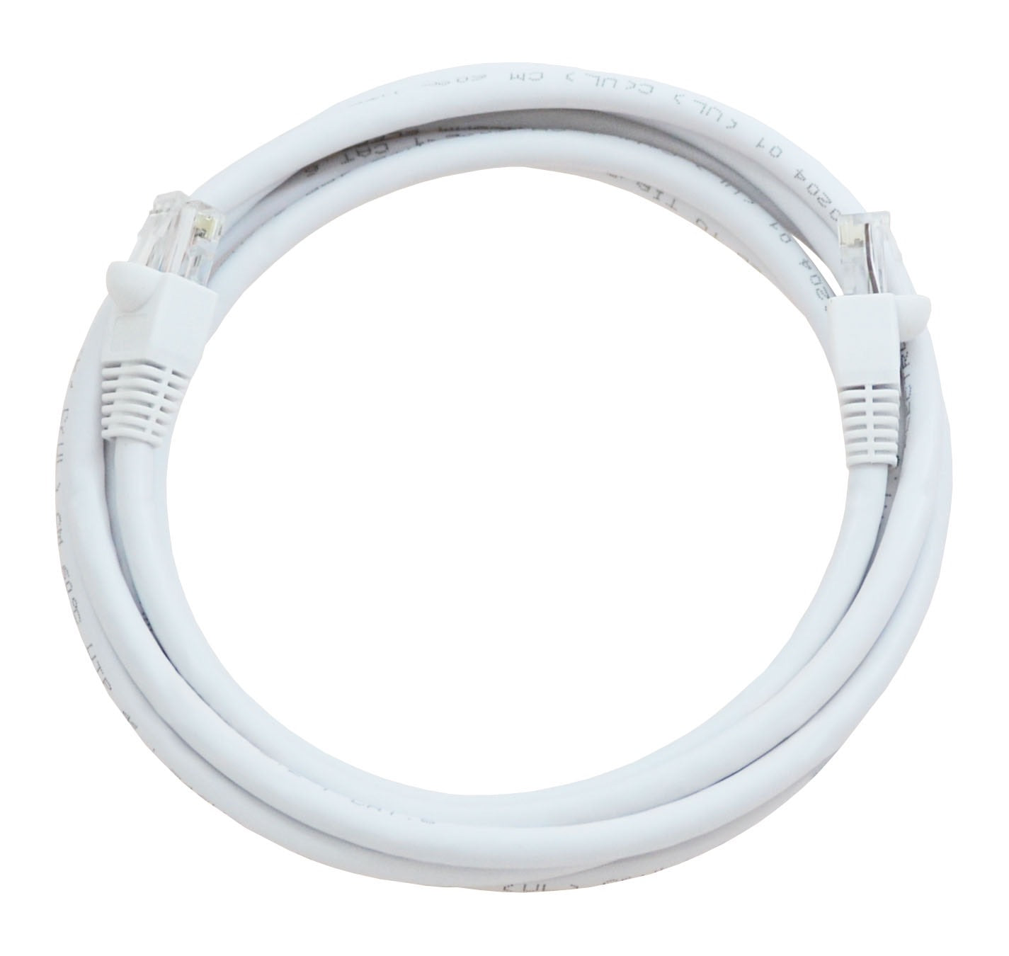 CATEGORY 6 PATCH CABLES, 3ft, White