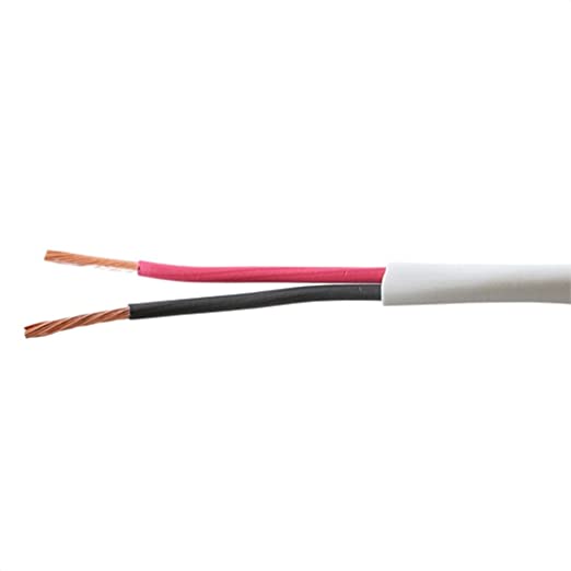 16 Gage 2 Strand Wire , Gray Coat with Protective shield , Security cable stranded , Copper Stranded