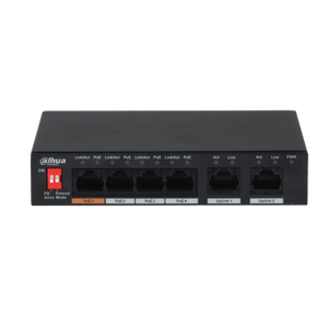 Dahua | 6-Port 10/100Mbps Unmanaged Desktop Switch with 4 PoE Ports