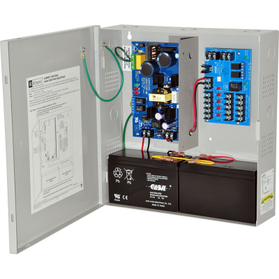 Access Power Distribution Module w/ Power Supply/Charger, 5 PTC Class 2 Outputs, 12/24VDC @ 4A, FAI, 115VAC, BC300 Enclosure