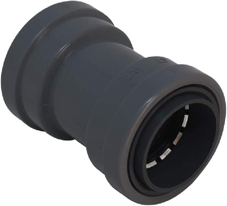 Southwire 3/4" Liquid Tight Non-Metallic Push Install LT Coupling, Gray