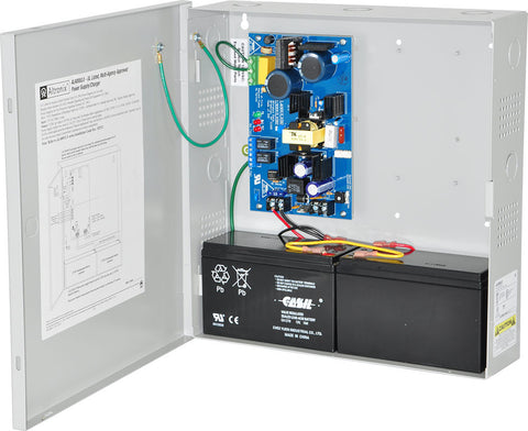 AL400ULX Power Supply Charger, Single Class 2 Output, 12VDC @ 4A or 24VDC @ 3A, 115VAC, BC300 Enclosure