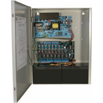 AL600ULACMCB - Access Power Controller w/ Power Supply/Char0ger, 8 PTC Class 2 Relay Outputs, 12/24VDC @ 6A, FAI, 115VAC, BC400 Enclosure