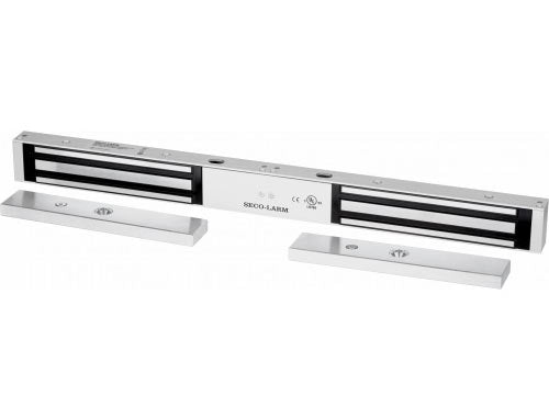 Double-Door Maglock – 600-lb Holding Force per Door, UL Listed