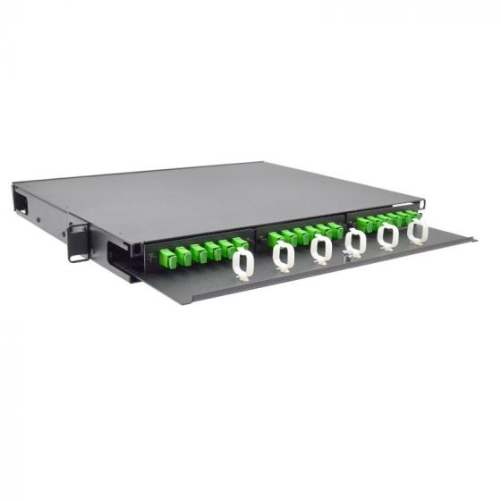 1RU Patch Panel , Holds (3) Adapter Plates , Black. We are a full solution low voltage distributor . Advantage Electronics Wire & Cable stocks Security , Fire , Network, & Access Control Wire as well as materials ; Cameras, maglocks, faceplates and many other parts for your next low voltage project!
