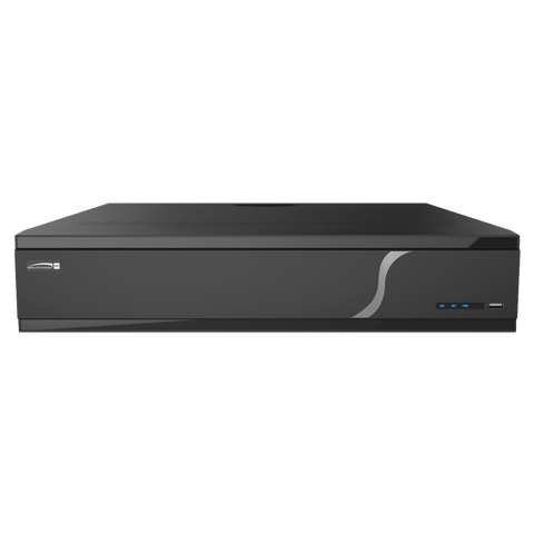 4K H.265 NVR with Facial Recognition and Smart Analytics 32 Channel NVR, 2-112TB Storage