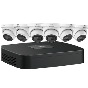 Six (6) 4 MP Eyeball Network Cameras with One (1) 8-channel 4K NVR,  Speco , Illustra , kits , NVR's , 2MP, 4MP, 6MP , many cameras are stocked in Advantage Electronics Wire & Cable , Marietta , Georgia , Atlanta , Low Voltage , Local Delivery 