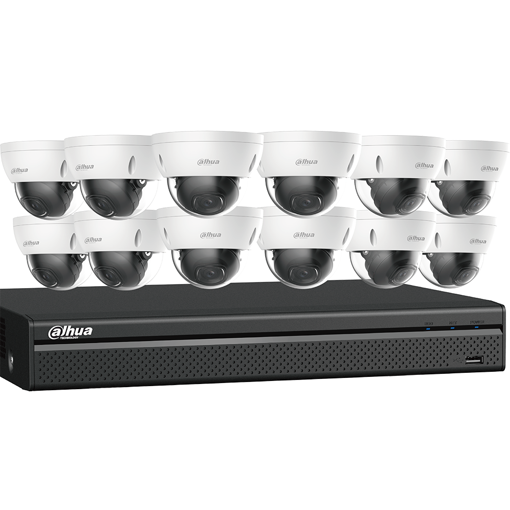 12 4K Dome Network Cameras with One (1) 16-channel 4K NVR, Speco , Illustra , kits , NVR's , 2MP, 4MP, 6MP , many cameras are stocked in Advantage Electronics Wire & Cable , Marietta , Georgia , Atlanta , Low Voltage , Local Delivery 