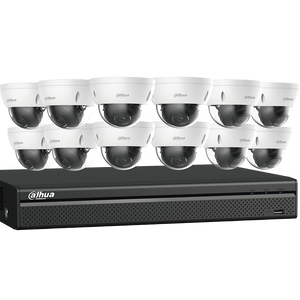 12 4K Dome Network Cameras with One (1) 16-channel 4K NVR, Speco , Illustra , kits , NVR's , 2MP, 4MP, 6MP , many cameras are stocked in Advantage Electronics Wire & Cable , Marietta , Georgia , Atlanta , Low Voltage , Local Delivery 