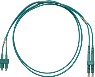 OM3 Multimode Duplex Fiber Optic Patch Cord LCSC