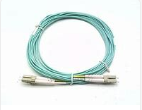 Lynn Electronics LCLC-10GIG-3M Optilink OM3 Duplex LC/LC Fiber Optic Patch Cable, Aqua, 3 Meter