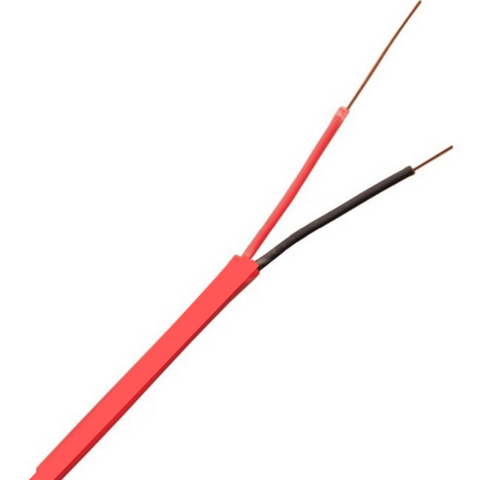 16/2 Fire Alarm, Red FPLP , Plenum rated fire alarm wire. Red jacket with 2 strands , 16 gauge 2 strands .