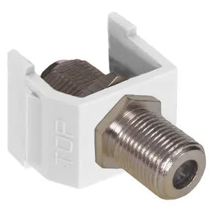 Net Select, Snap-Fit, With F Connector, White
