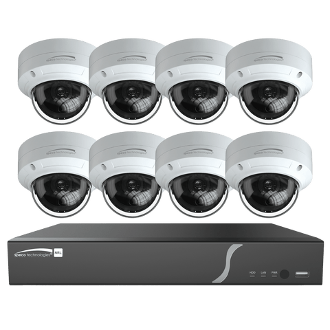8 Channel Zip Kit with 8 Domes, 2T HD