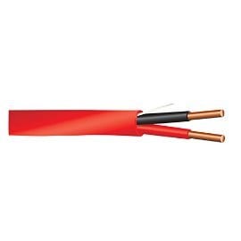 ADC; FIRE ALARM CABLE, FPLP(PLENUM) 14/2, UNSHIELDED, 1000' REEL, RED
