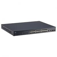 Web-smart 24-port 10/100BASE-TX PoE (IEEE802.3at) and 2-port combo Gigabit SFP Ethernet Switch, Web-smart 24-port 10/100BASE-TX PoE (IEEE802.3at) and 2-port combo Gigabit SFP Ethernet Switch,EtherWAN's EX17242 provides a 26-port switching platform supporting IEEE802.3at Power over Ethernet, high performance switching with features required for small-business or