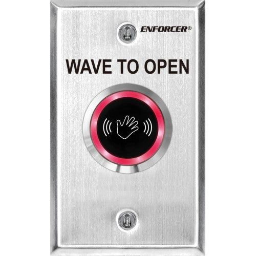 Outdoor Wave-to-Open Sensor – Single-Gang – English