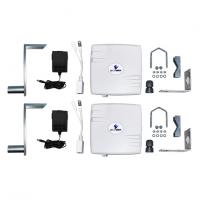 EasyLink 300 Complete Wireless Bridge Kit Design for Point-to-Point wireless remote connectivity Includes 2 x EasyLinks, Wall and Pole mount kits, PoE Injectors and Power supplies Highly Secure 2 x 2 MIMO antennas with high gains Hardened grade for Outdoor and Harsh Environments Wide operating temperature range for extreme environments Fanless and ruggedized outdoor IP67 enclosure RF strength LEDs to ease installation effort EtherWAN's EasyLink is a pre-configured point to point (PtP) Bridge kit 