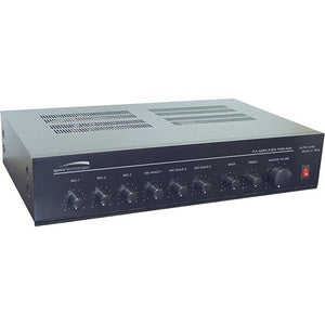 Speco Technologies Contractor Series PMM-60A 60W RMS Public Address Power Mixer Amplifier