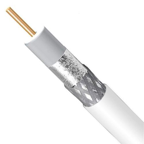 RG-6 QUAD SHIELD PLENUM (CMP) COAXIAL CABLE